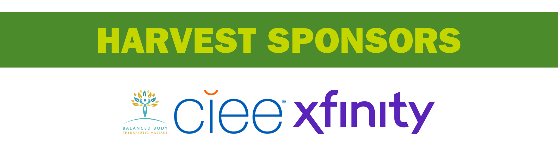 Harvest Sponsors