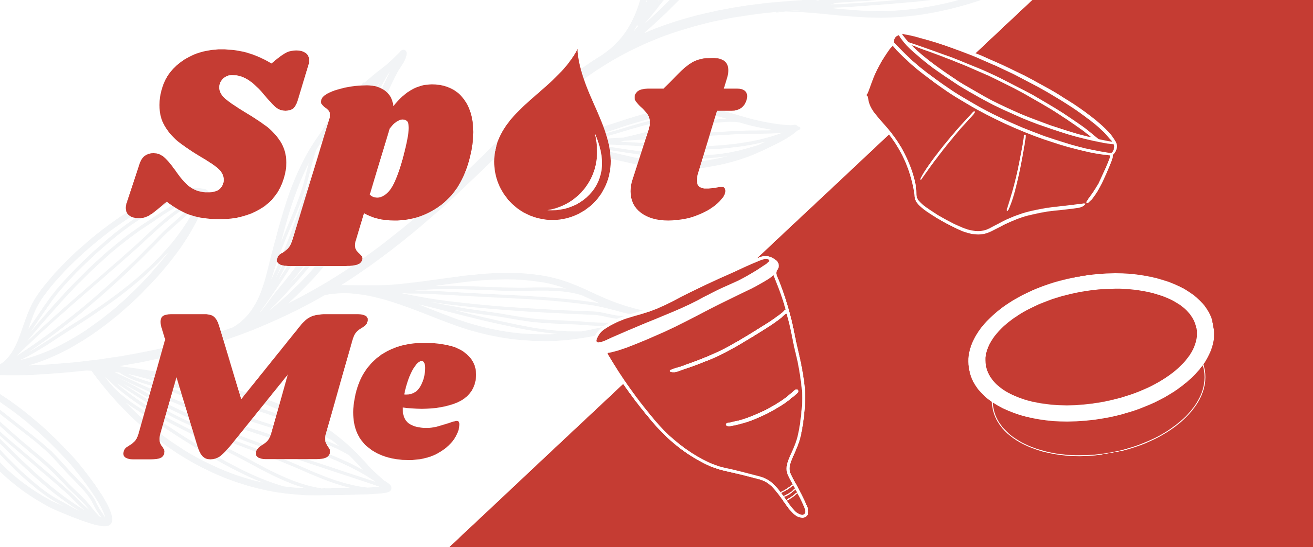 Spot Me logo with sustainable menstruation products